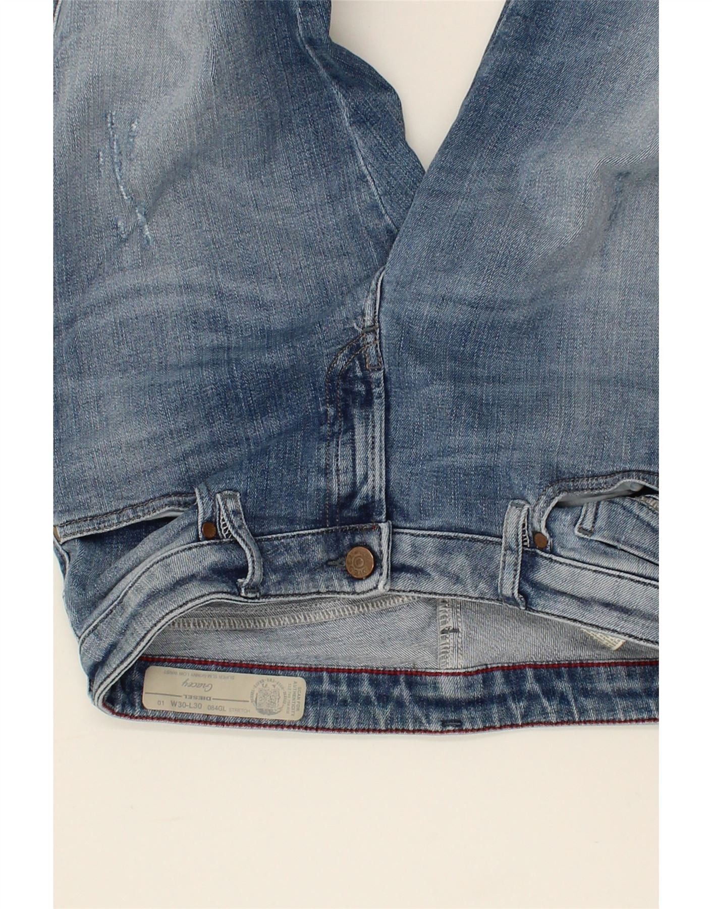 Diesel Womens Skinny Jeans W30 L30 Blue Cotton Size 42" / US 20 - 3 Thumbnail