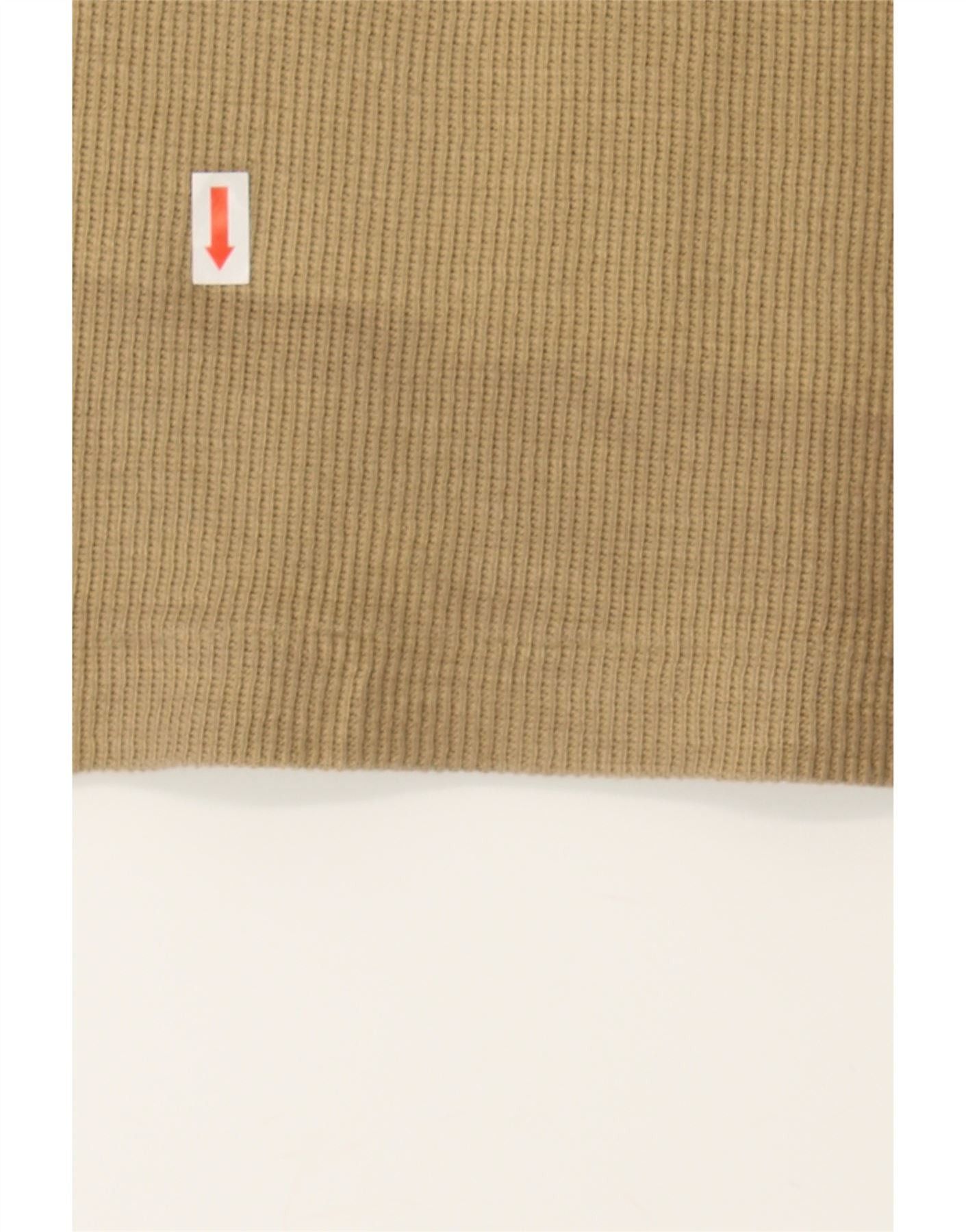 Polo Ralph Lauren Womens Long Sleeve Jumper Dress UK 12 Medium Beige Size M / US 6-8 / IT 42-44 - 3 Thumbnail