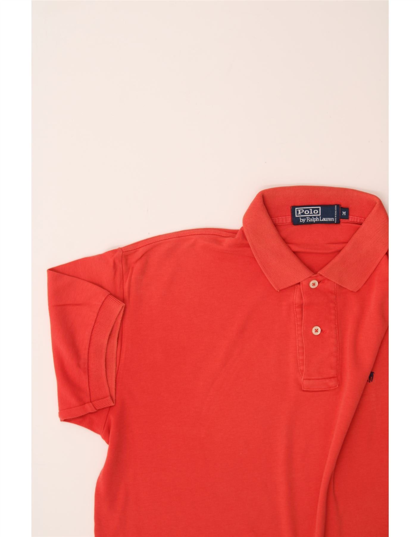 Polo Ralph Lauren Mens Polo Shirt Medium Orange Cotton Size US M / EU 48-50 / 2 - 4 Thumbnail