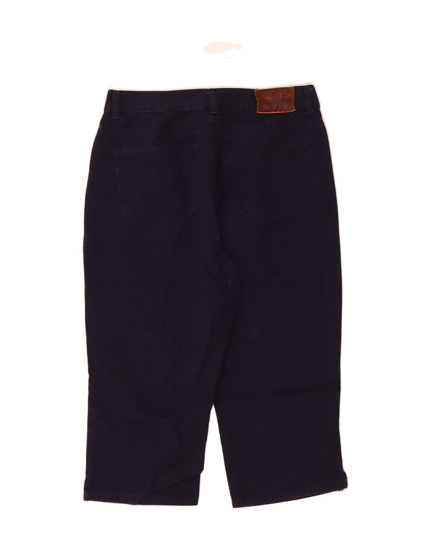 Ralph Lauren Womens Petite Bermuda Denim Shorts US 4 Small W28 Navy Blue Size 25" / US 0 / IT 36 - 2 Thumbnail