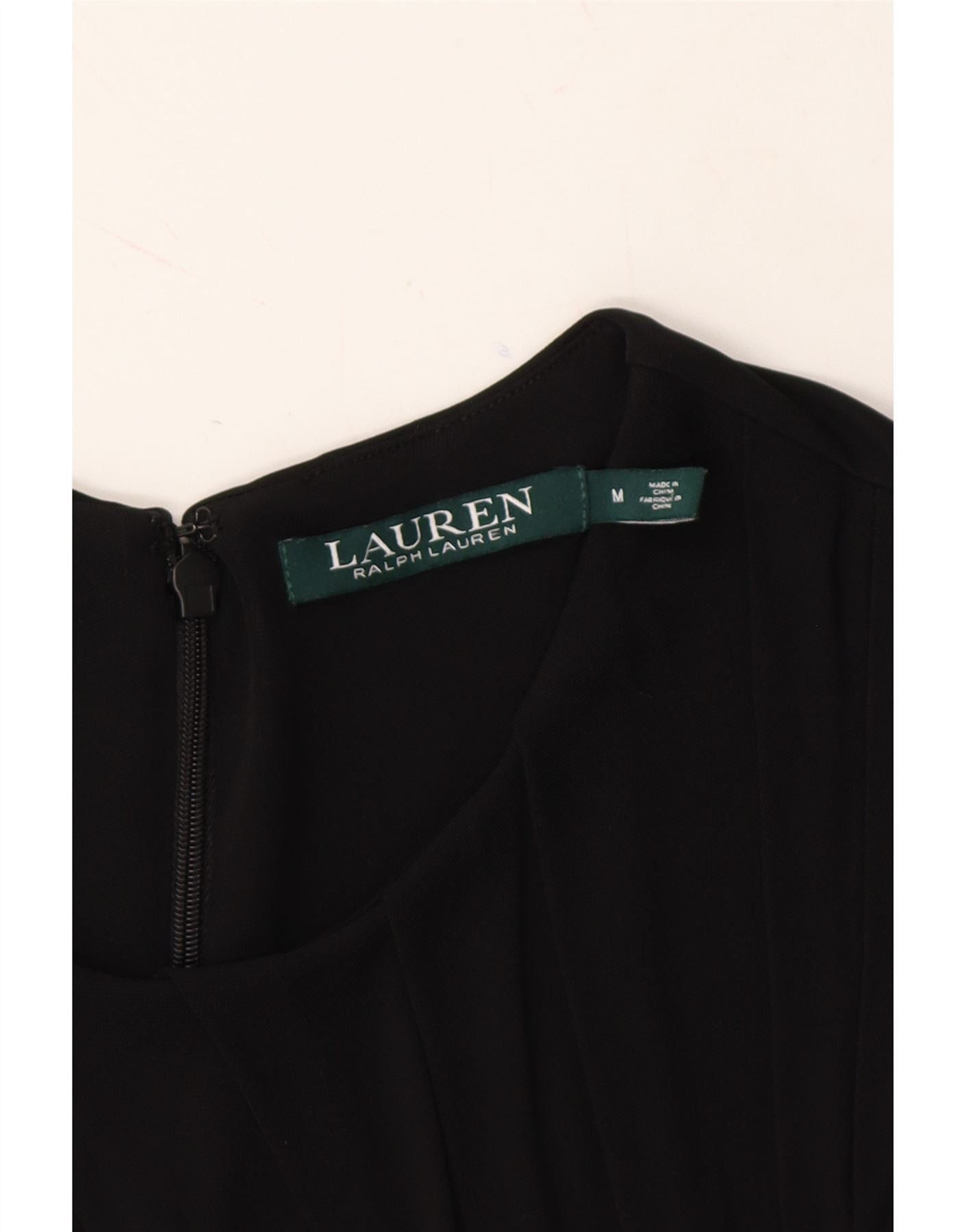 Ralph Lauren Womens Sleeveless Tunic Top UK 12 Medium Black Viscose Size M / US 6-8 / IT 42-44 - 3 Thumbnail