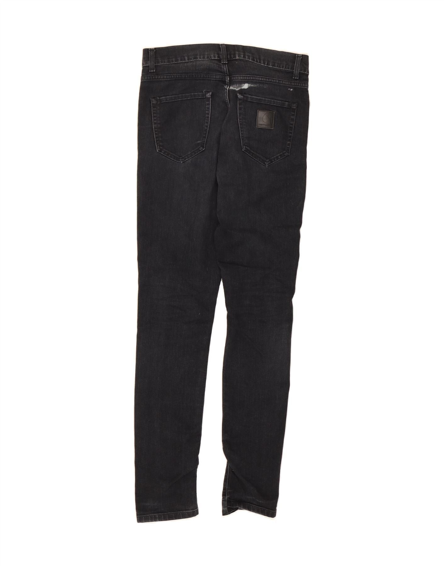 Carhartt Womens Skinny Jeans W30 L32 Black Cotton Size 42" / US 20 - 2 Thumbnail