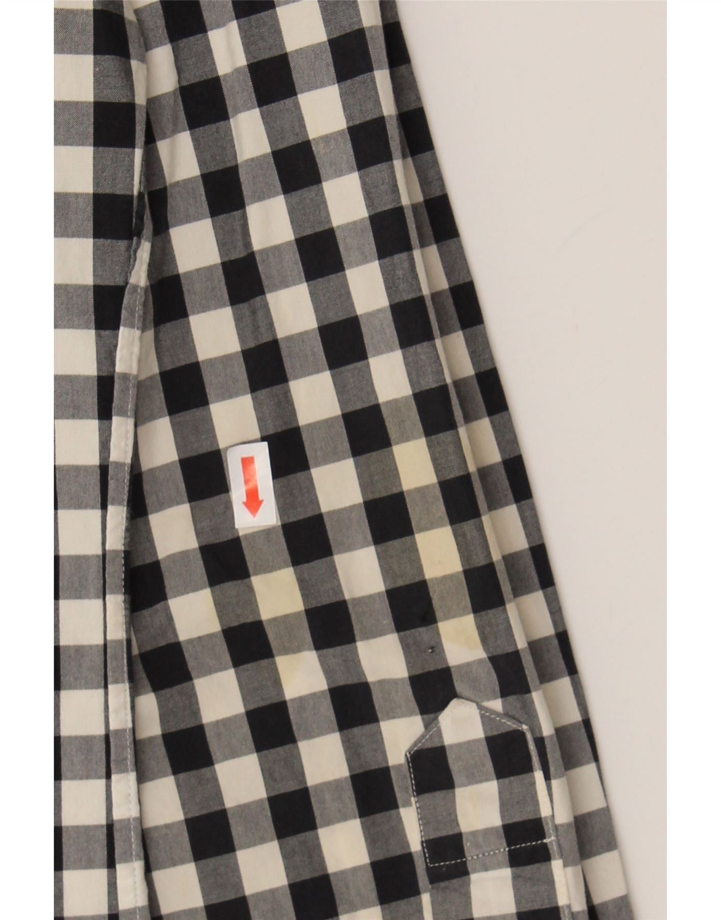 Ralph Lauren Mens Custom Fit Shirt Large Black Check Cotton Size US L / EU 52-54 / 3 - 3 Thumbnail