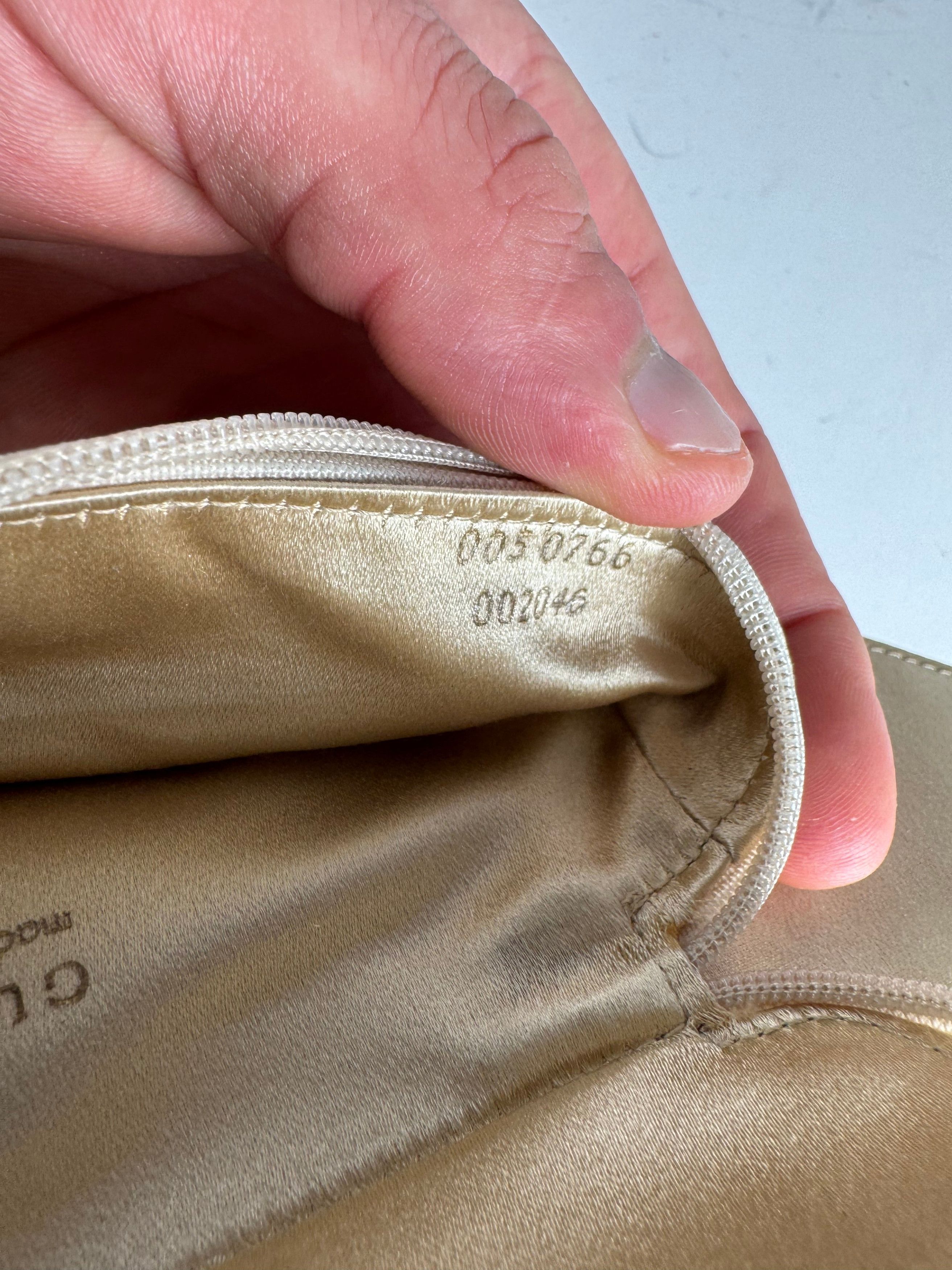 Gucci Vintage Satin Waist Bag Golden Size ONE SIZE - 5 Thumbnail