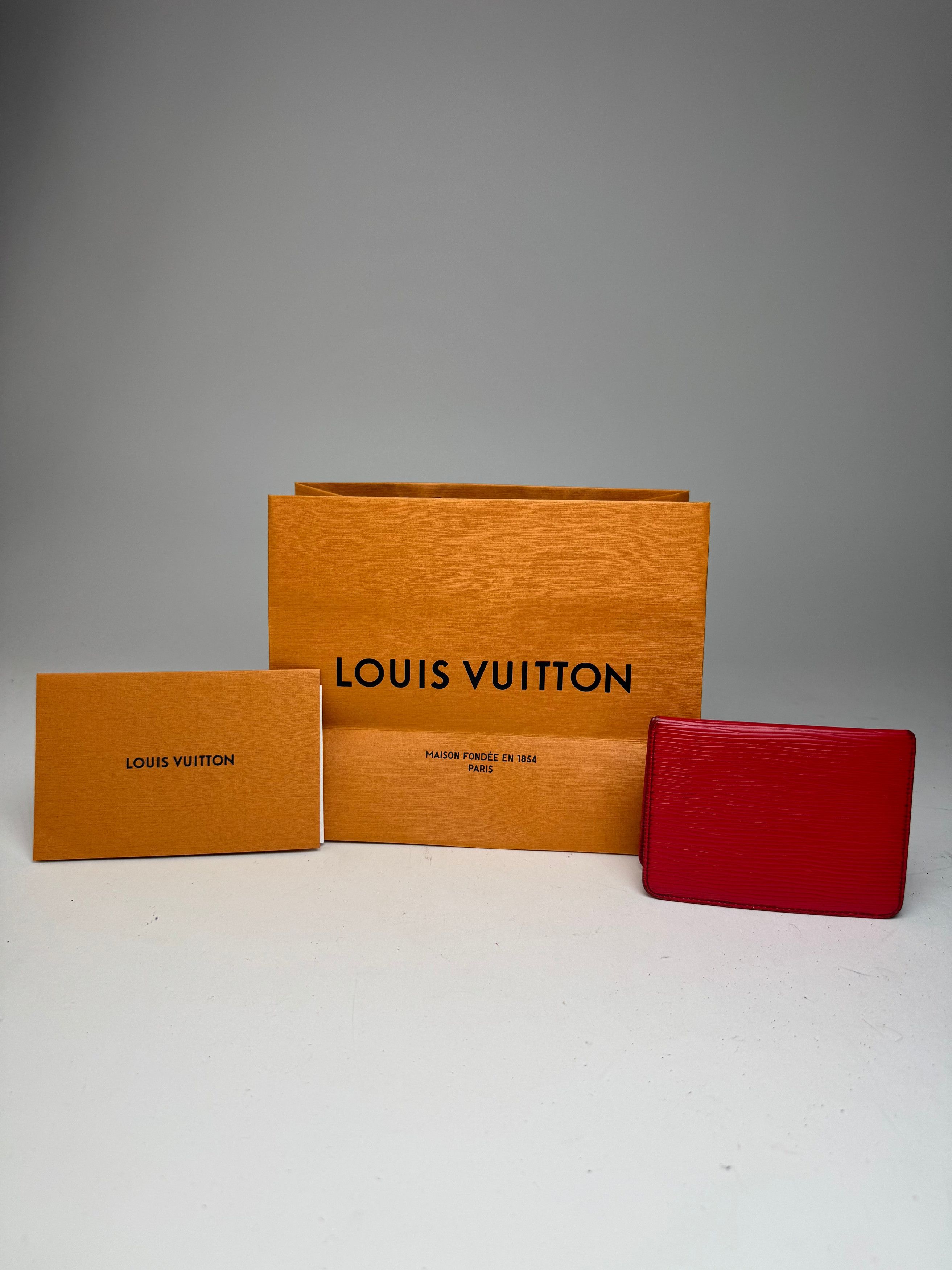 Louis Vuitton Vintage EPI leather Card Holder red Size ONE SIZE - 5 Thumbnail
