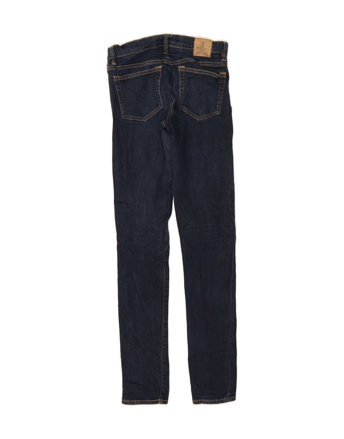 Ralph Lauren Womens Skinny Jeans W29 L32 Navy Blue Cotton Size 42" / US 20 - 2 Thumbnail