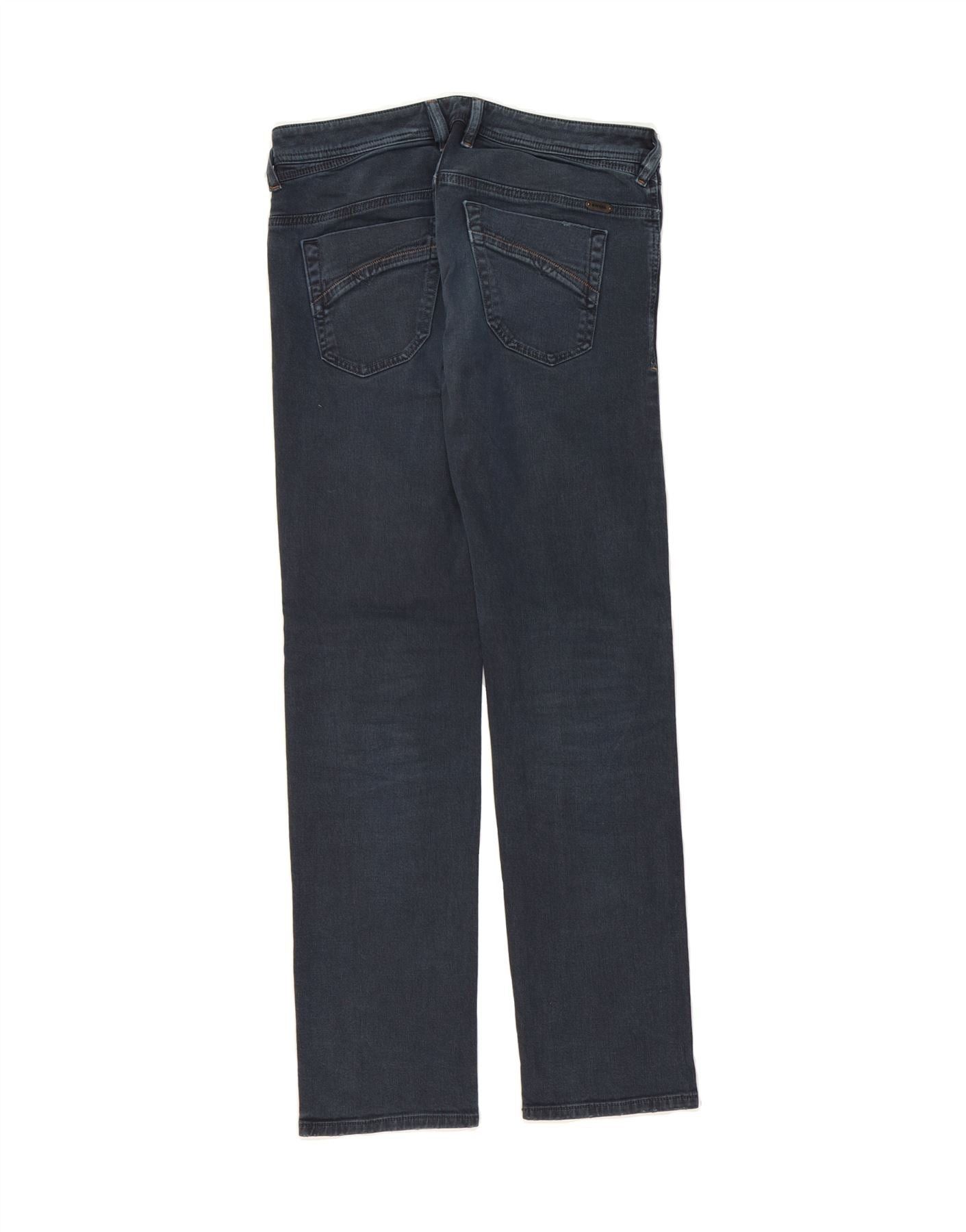 Diesel Womens Iakop Regular Slim Straight Jeans W29 L30 Black Cotto Size 42" / US 20 - 2 Thumbnail