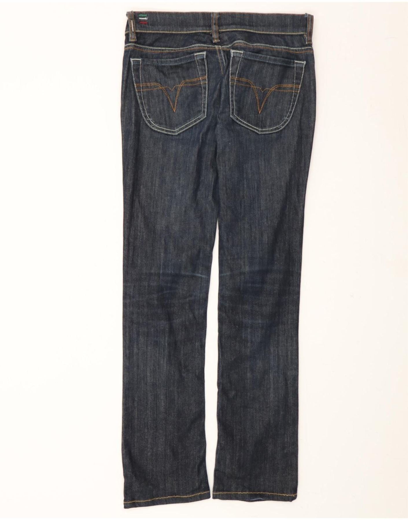 Diesel Womens Liv Slim Jeans W26 L29 Navy Blue Size 42" / US 20 - 2 Thumbnail