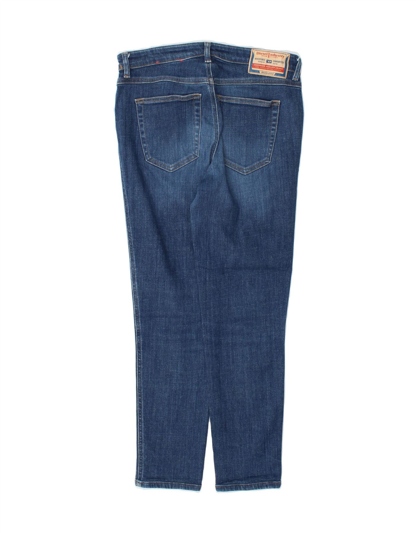 Diesel Womens Skinny Jeans W29 L28 Blue Cotton Size 42" / US 20 - 2 Thumbnail