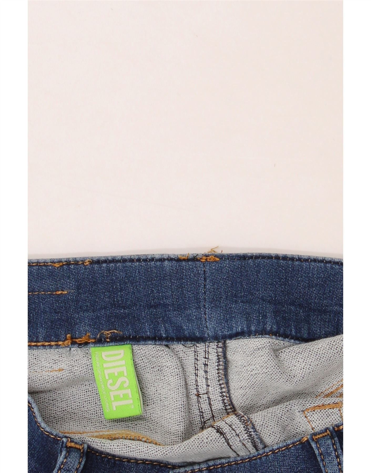 Diesel Womens Slim Jeans W30 L31 Blue Cotton Size 42" / US 20 - 5 Thumbnail