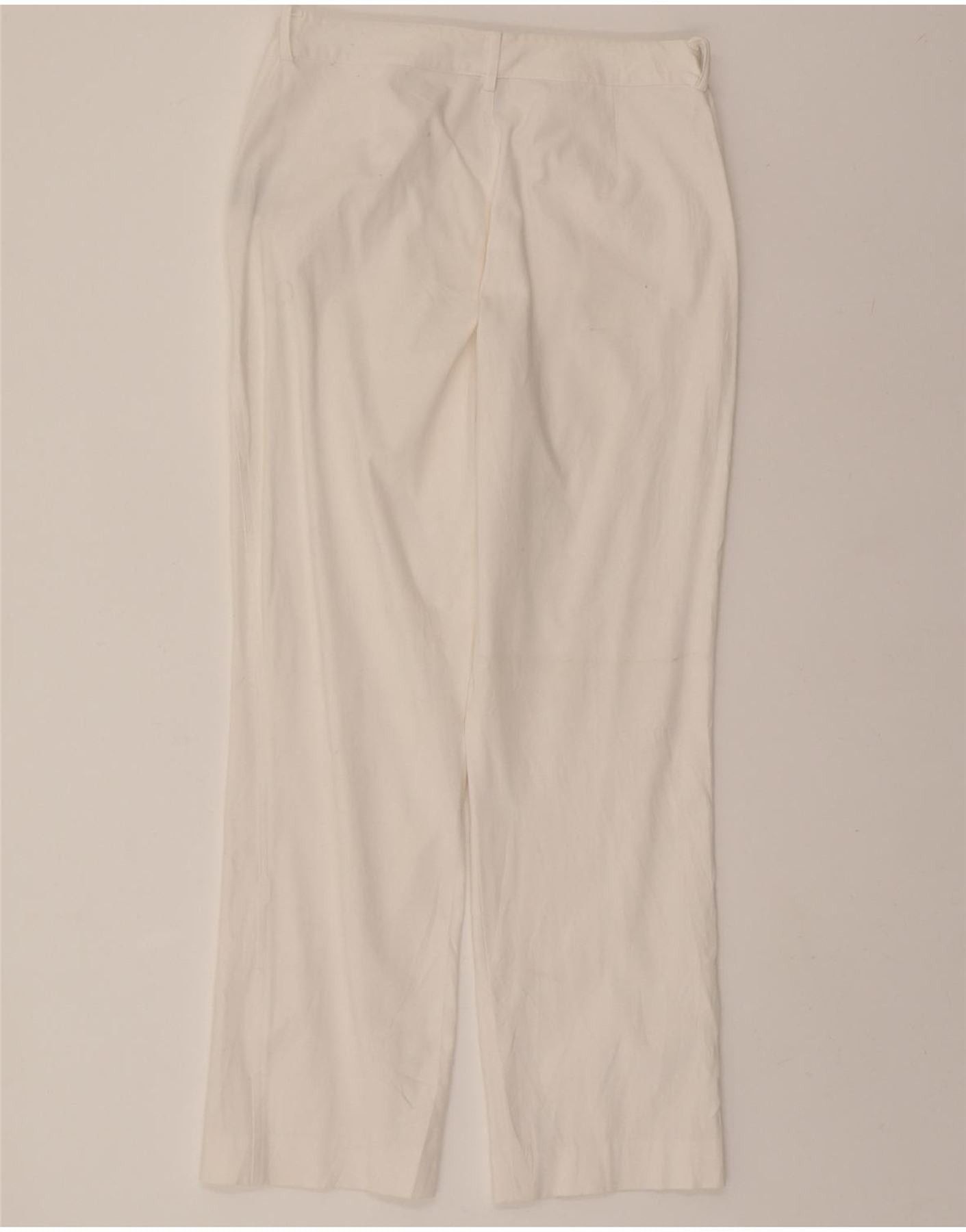 Ralph Lauren Womens Petite Casual Trousers US 10 Large W32 L27 White Size 28" / US 6 / IT 42 - 2 Thumbnail