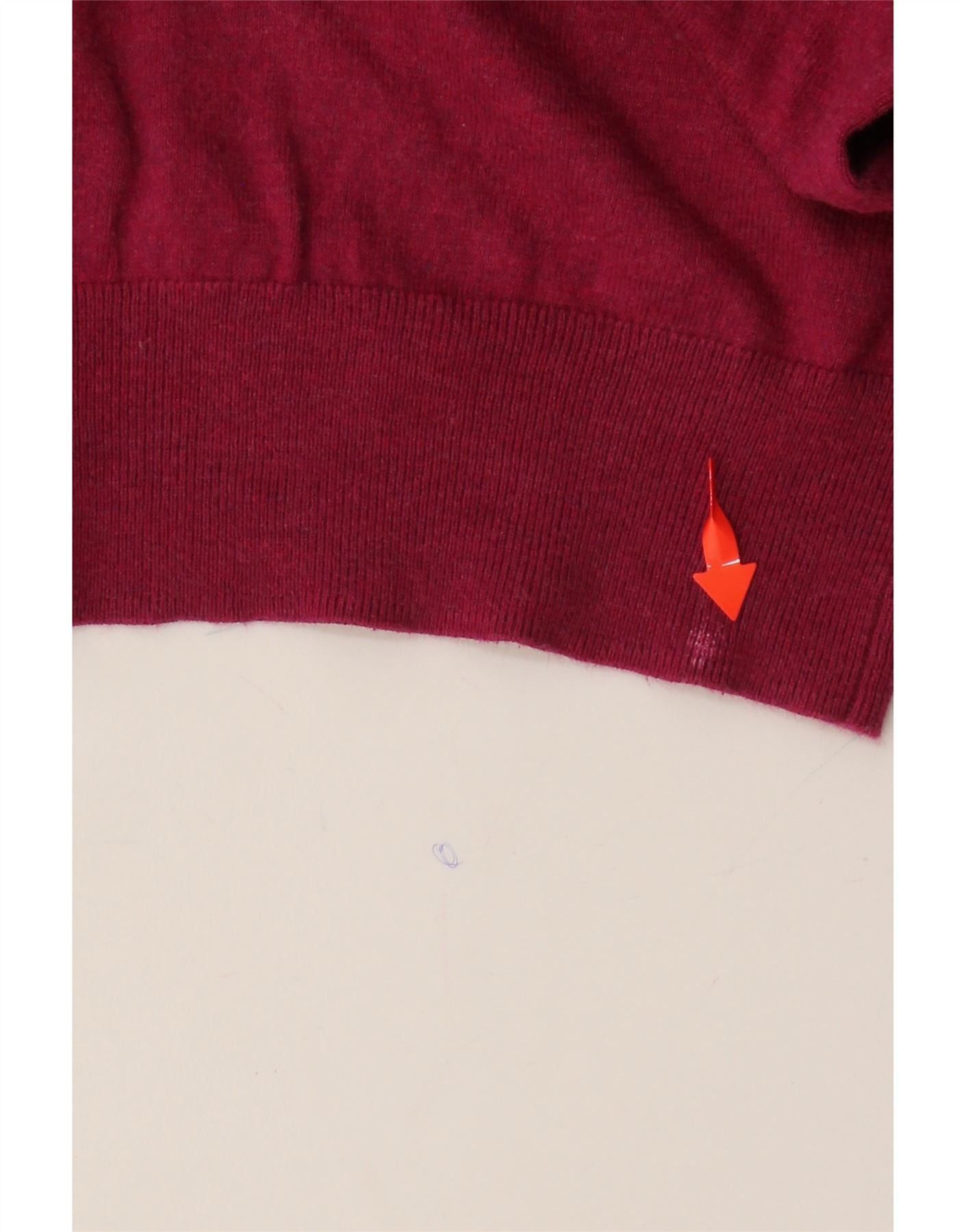 Polo Ralph Lauren Womens Boat Neck Jumper Sweater UK 14 Medium Pink Cotton Size M / US 6-8 / IT 42-44 - 3 Thumbnail