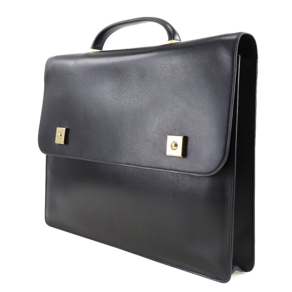 Hermes Hermes Hermes Danube 38 Calf Briefcase Leather Business Bag Stamp V DUTY FREE for USA Size ONE SIZE - 2 Thumbnail
