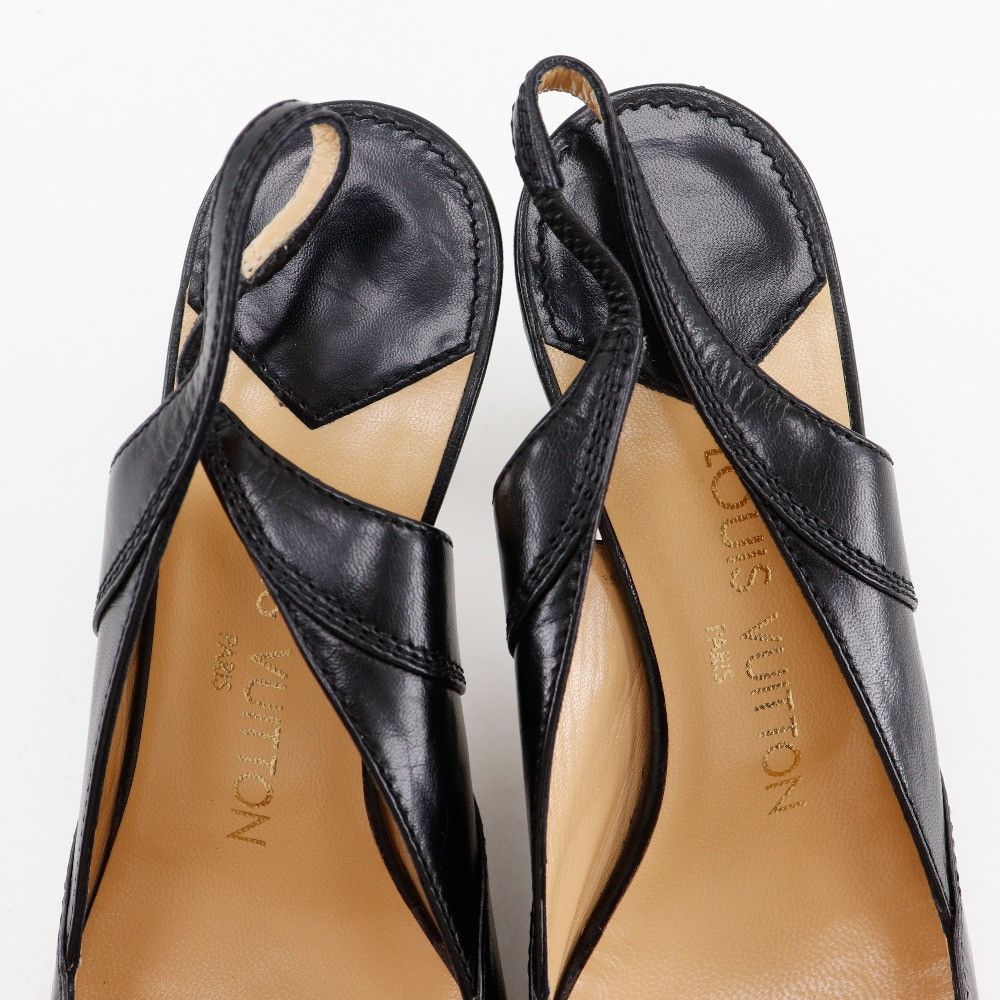 Louis Vuitton Louis Vuitton Louis Vuitton Initiale Leather Pumps Leather Shoes DUTY FREE for USA Size ONE SIZE - 5 Thumbnail