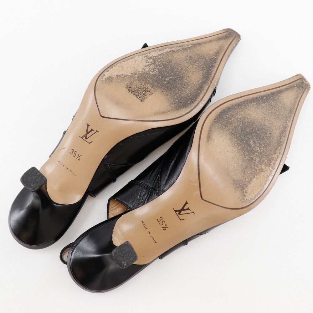Louis Vuitton Louis Vuitton Louis Vuitton Initiale Leather Pumps Leather Shoes DUTY FREE for USA Size ONE SIZE - 6 Thumbnail