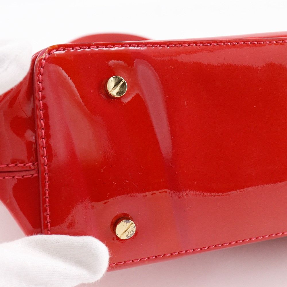 Tory Burch Tory Burch Tory Burch Punching Logo Patent Leather 2way Tote Bag Enamel Tote Bag DUTY FREE for USA Size ONE SIZE - 11 Thumbnail