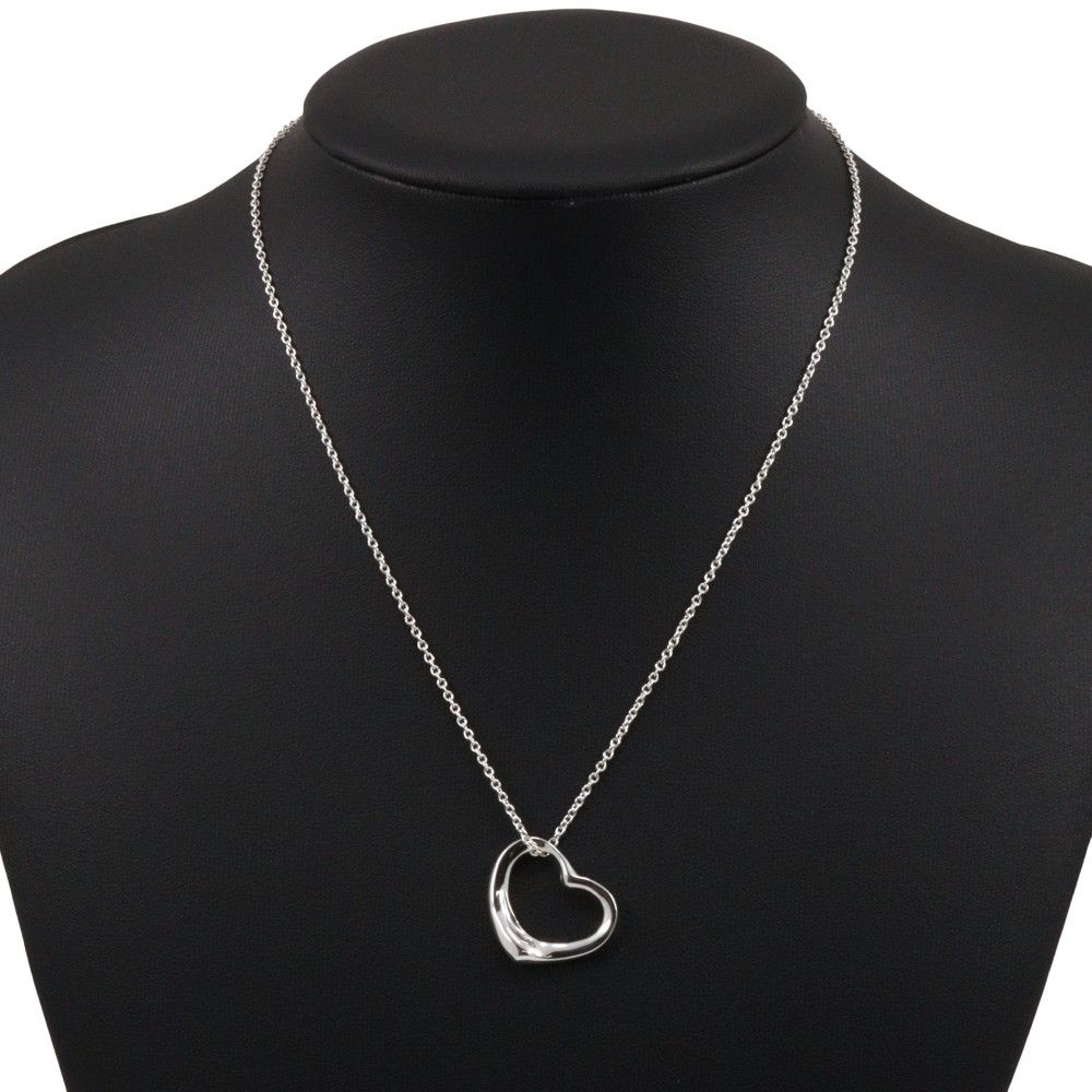 Tiffany & Co. Tiffany & Co. Tiffany Open Heart Elsa Peretti Silver 925 Necklace Metal Necklace DUTY FREE for USA Size ONE SIZE - 2 Thumbnail