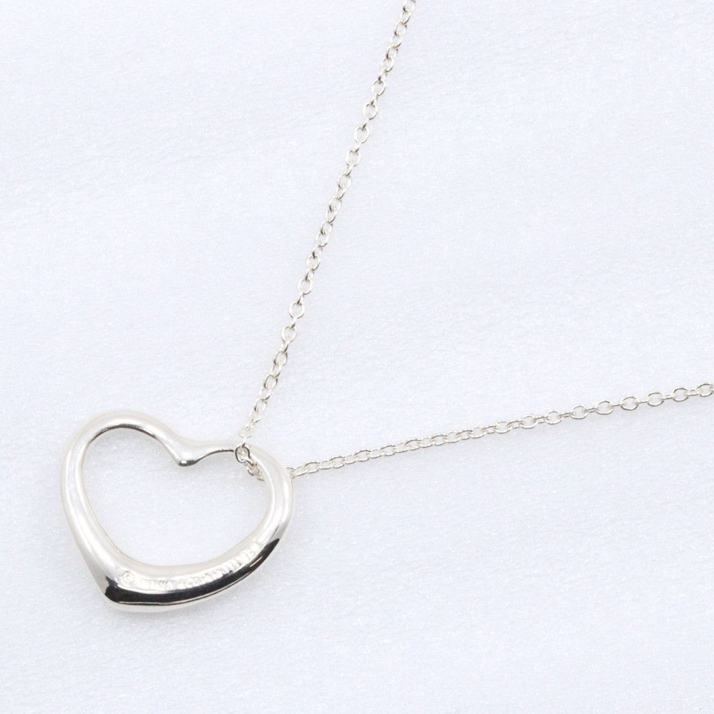 Tiffany & Co. Tiffany & Co. Tiffany Open Heart Elsa Peretti Silver 925 Necklace Metal Necklace DUTY FREE for USA Size ONE SIZE - 3 Thumbnail