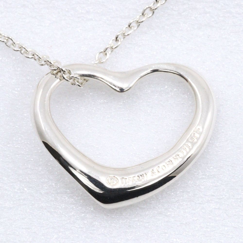 Tiffany & Co. Tiffany & Co. Tiffany Open Heart Elsa Peretti Silver 925 Necklace Metal Necklace DUTY FREE for USA Size ONE SIZE - 10 Thumbnail