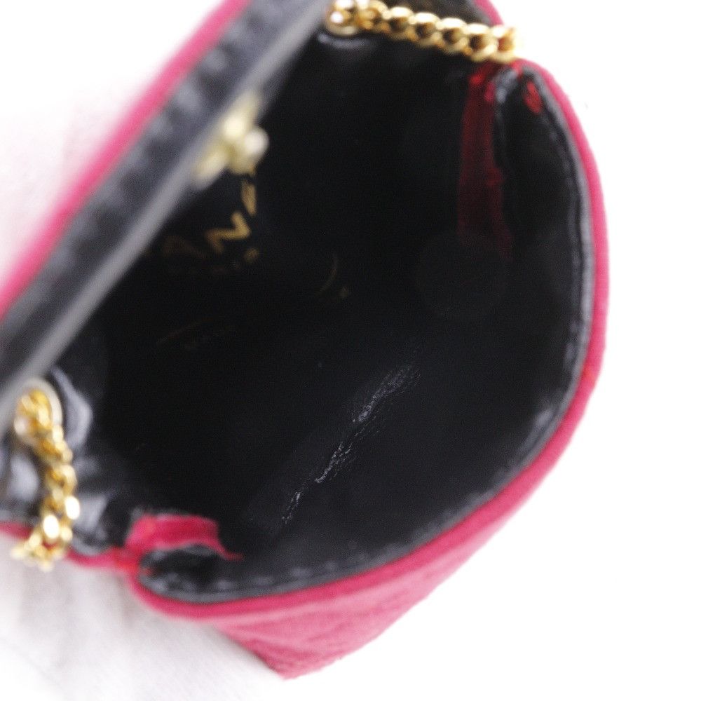 Chanel Chanel Chanel Chain Pouch Cotton 2way Shoulder Bag Cotton Shoulder Bag DUTY FREE for USA Size ONE SIZE - 5 Thumbnail