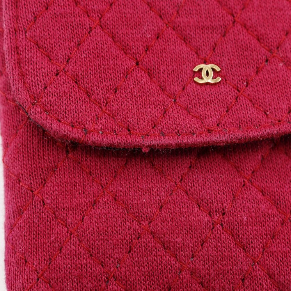 Chanel Chanel Chanel Chain Pouch Cotton 2way Shoulder Bag Cotton Shoulder Bag DUTY FREE for USA Size ONE SIZE - 6 Thumbnail