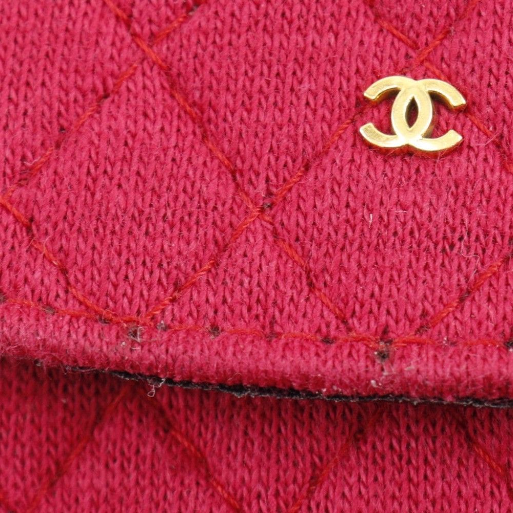 Chanel Chanel Chanel Chain Pouch Cotton Pouch Cotton Other DUTY FREE for USA Size ONE SIZE - 6 Thumbnail
