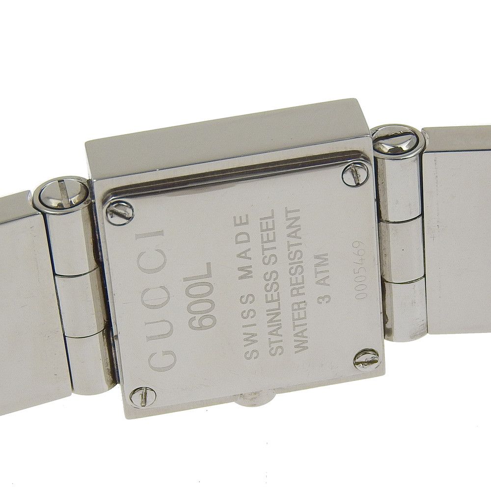 Gucci Gucci Gucci 600L Stainless Steel Watch Metal Quartz 600L DUTY FREE for USA Size ONE SIZE - 7 Thumbnail