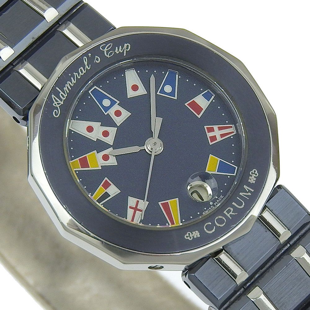 Corum Corum Corum Admiral's Cup Stainless Steel Metal Quartz 39.610.30.V50 DUTY FREE for USA Size ONE SIZE - 3 Thumbnail