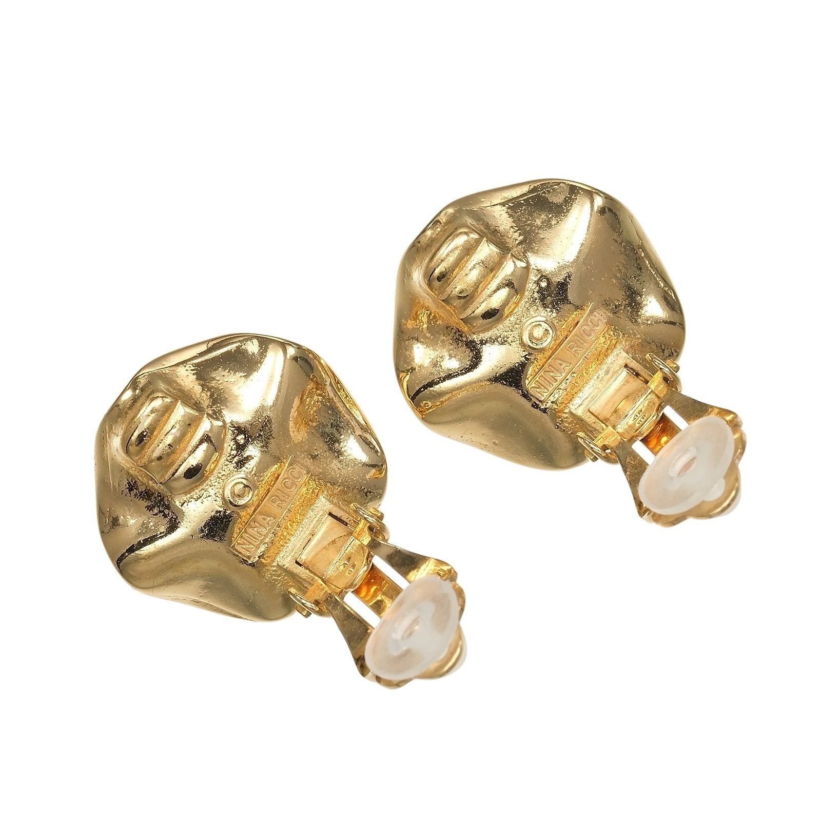 Other Other Nina Ricci Faux Pearl Earrings Metal Earrings DUTY FREE for USA Size ONE SIZE - 4 Thumbnail