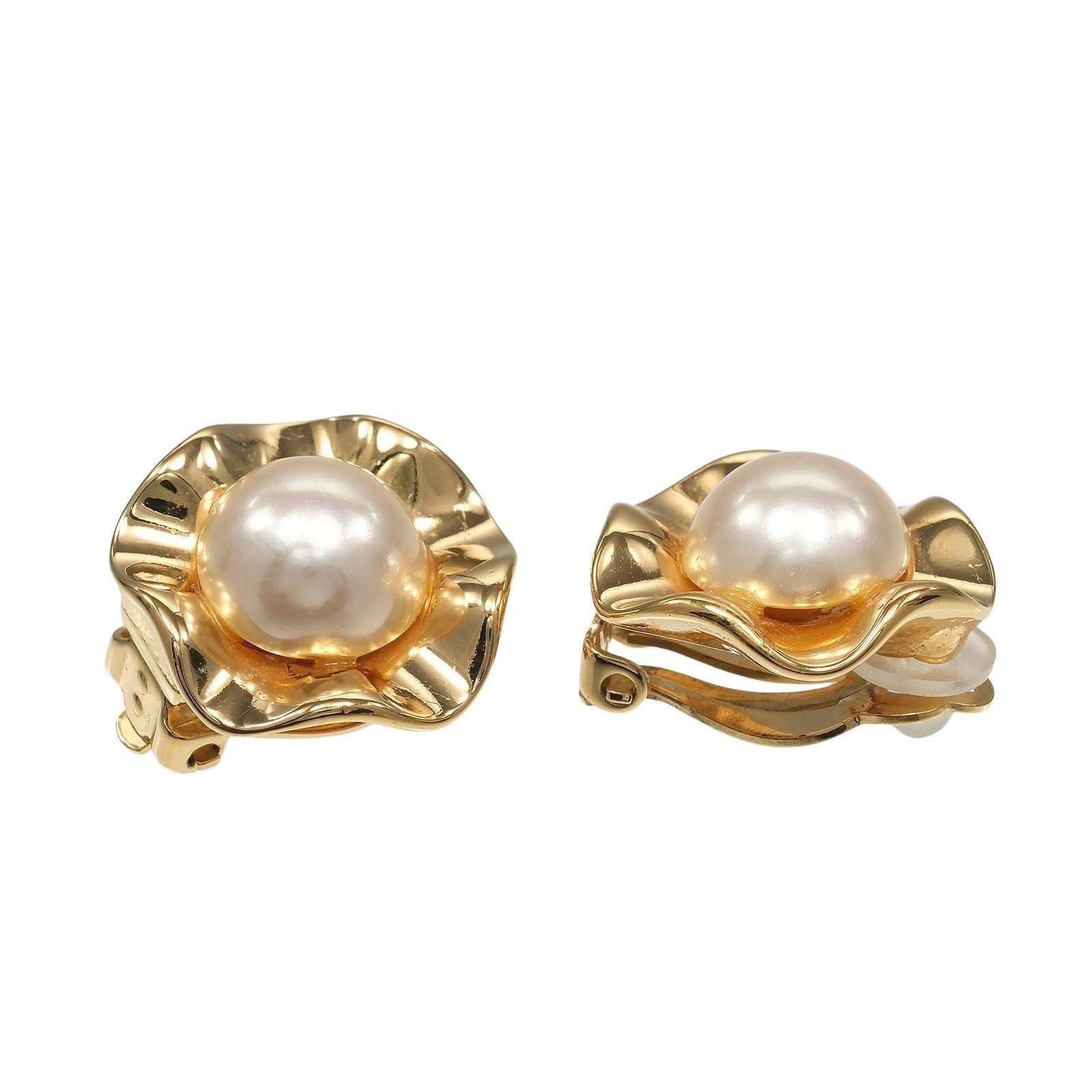 Other Other Nina Ricci Faux Pearl Earrings Metal Earrings DUTY FREE for USA Size ONE SIZE - 5 Thumbnail