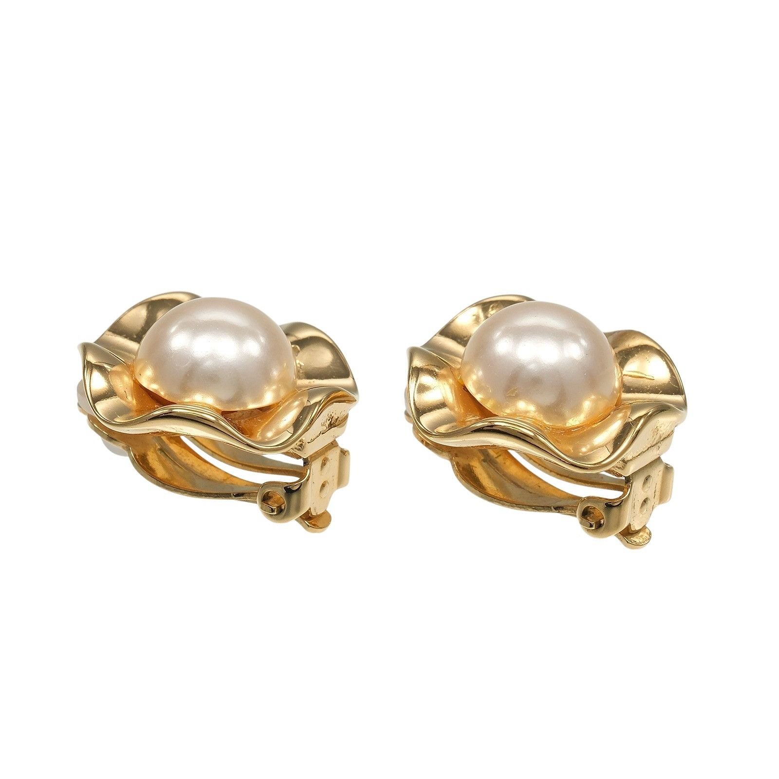 Other Other Nina Ricci Faux Pearl Earrings Metal Earrings DUTY FREE for USA Size ONE SIZE - 6 Thumbnail