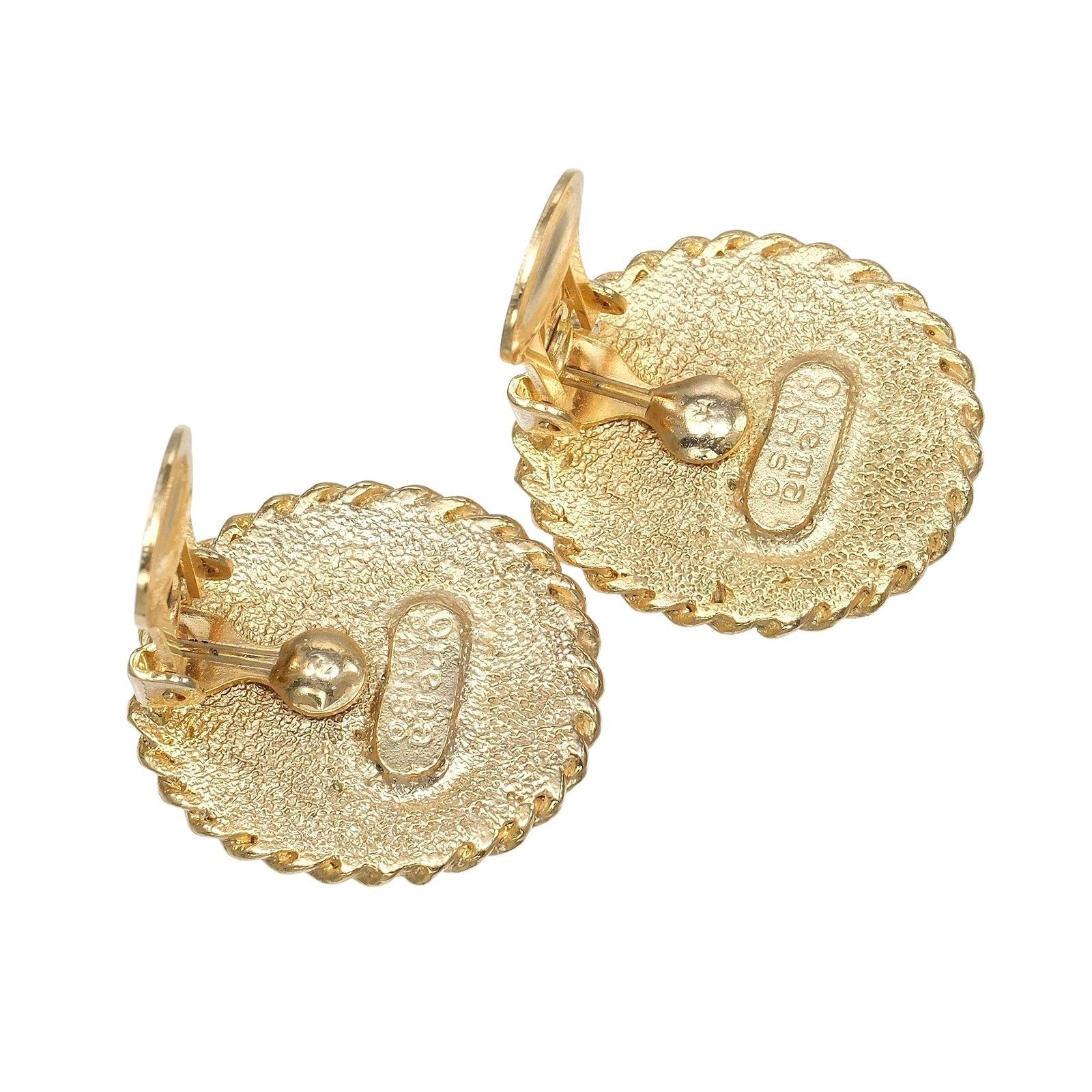 Other Other ORENA PARIS Vintage Rhinestone Earrings Metal Earrings DUTY FREE for USA Size ONE SIZE - 4 Thumbnail