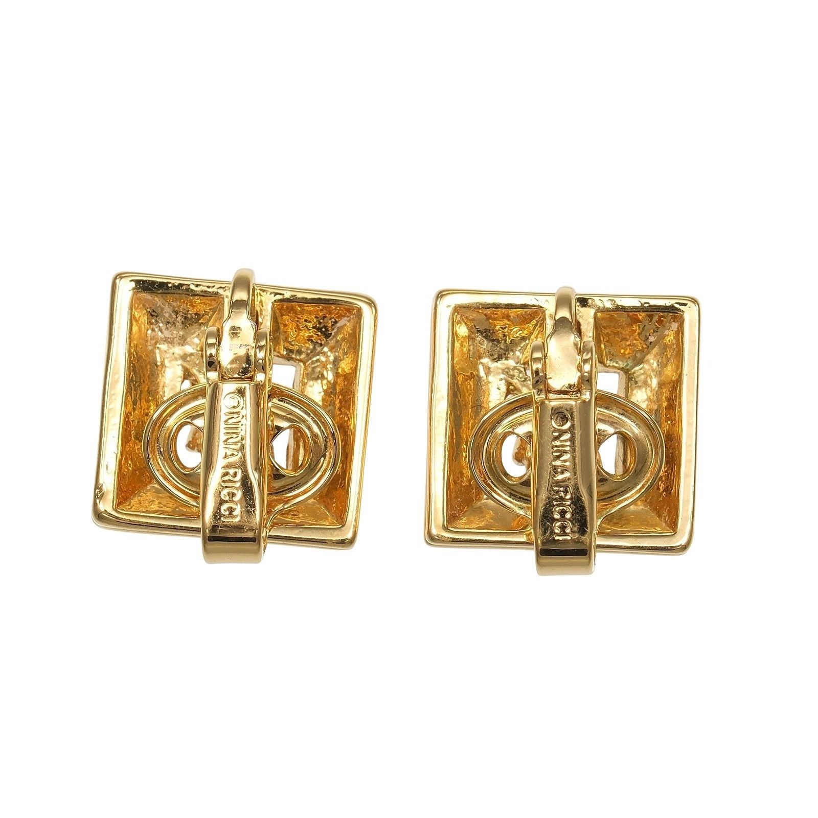 Other Other Nina Ricci NR Logo Earrings Metal Earrings DUTY FREE for USA Size ONE SIZE - 3 Thumbnail