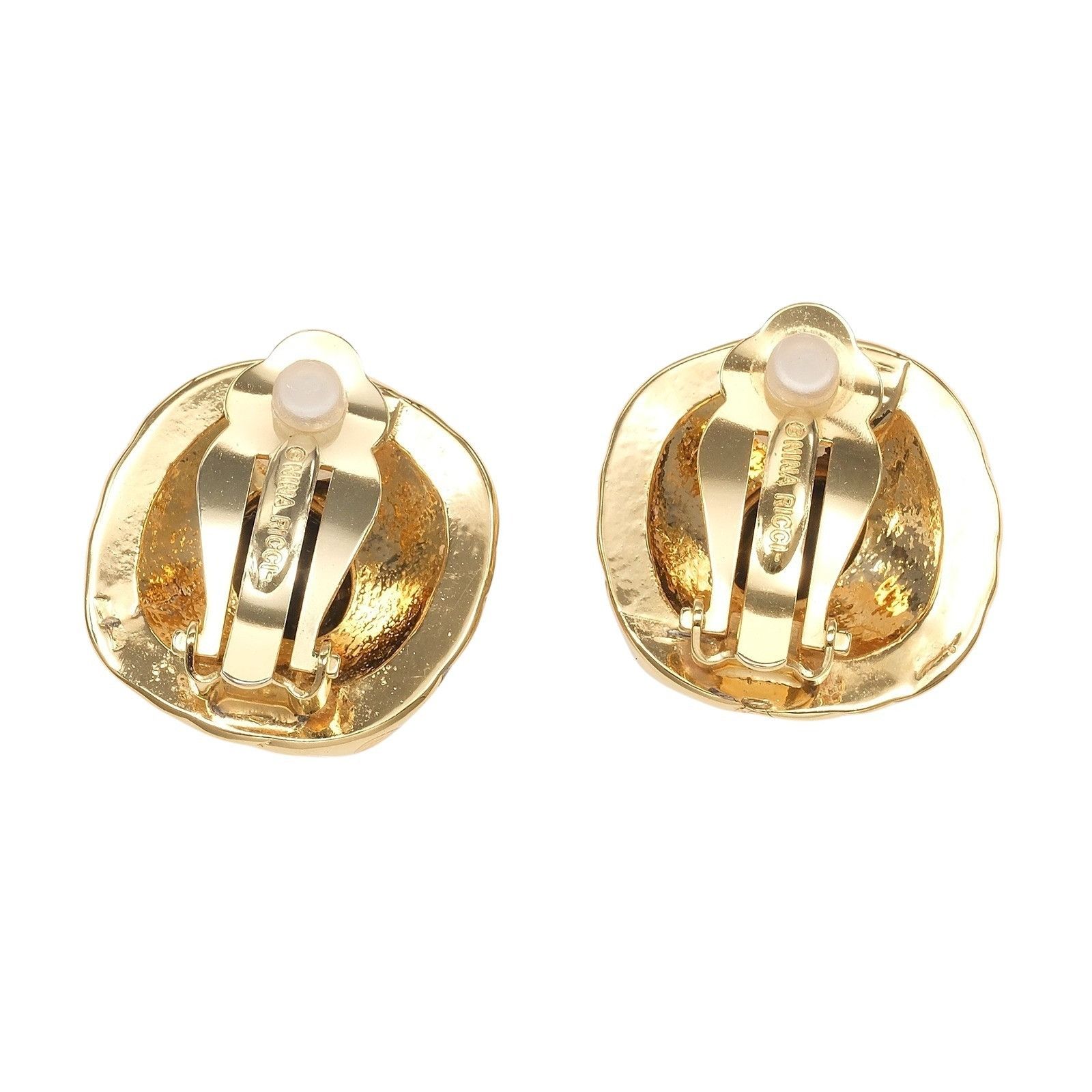 Other Other Nina Ricci Rhinestone Earrings Metal Earrings DUTY FREE for USA Size ONE SIZE - 3 Thumbnail