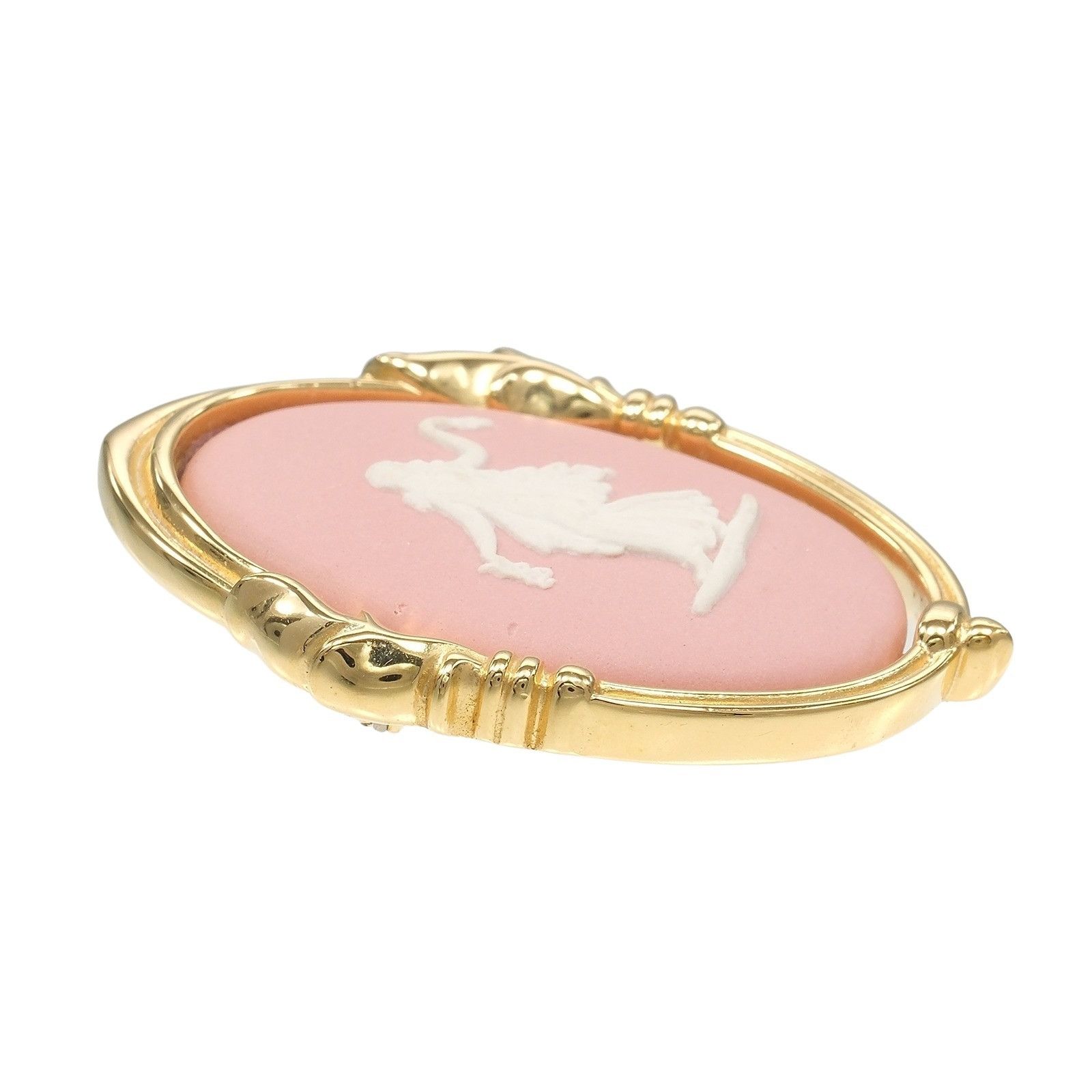Other Other Wedgwood Floral Girl Jasper Brooch Metal Brooch DUTY FREE for USA Size ONE SIZE - 4 Thumbnail