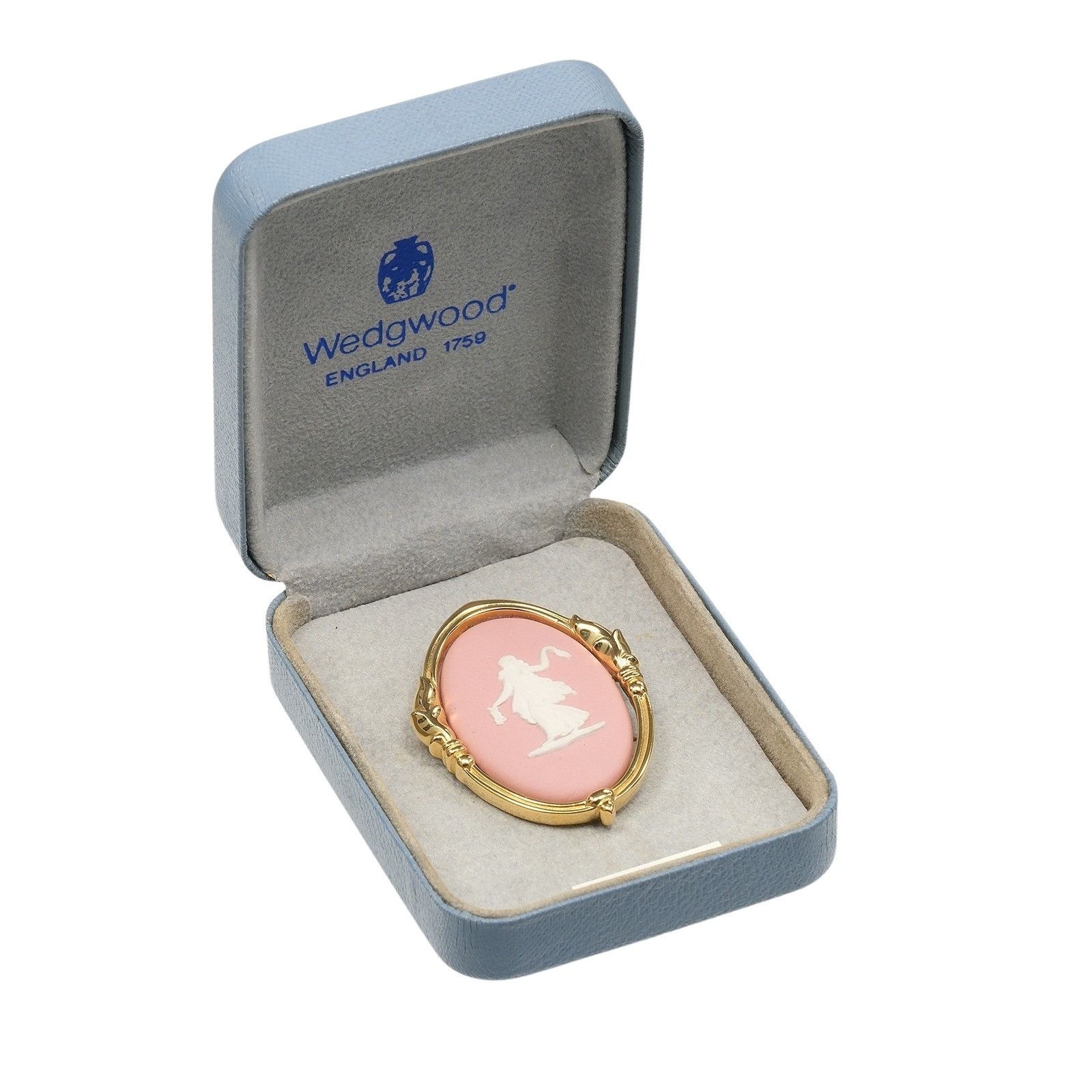 Other Other Wedgwood Floral Girl Jasper Brooch Metal Brooch DUTY FREE for USA Size ONE SIZE - 6 Thumbnail