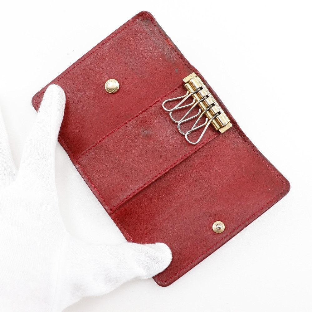 Louis Vuitton Louis Vuitton Louis Vuitton Multicles 4 Monogram Vernis Key Case Enamel Key case M91976 DUTY FREE for USA Size ONE SIZE - 6 Thumbnail
