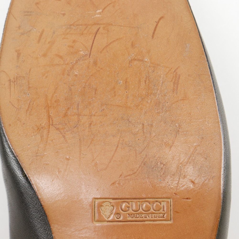 Gucci Gucci Gucci Loafer Leather Pumps Leather Shoes DUTY FREE for USA Size ONE SIZE - 10 Thumbnail