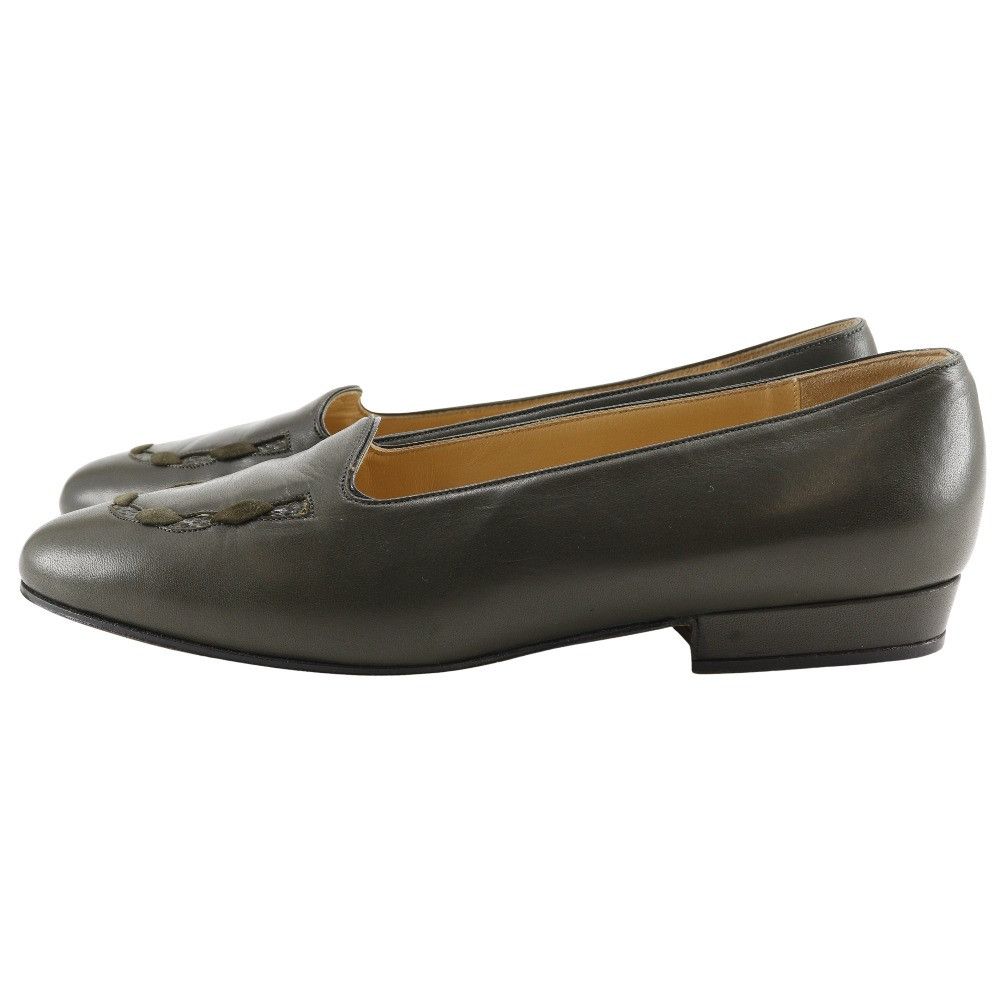 Gucci Gucci Gucci Loafer Leather Pumps Leather Shoes DUTY FREE for USA Size ONE SIZE - 2 Thumbnail