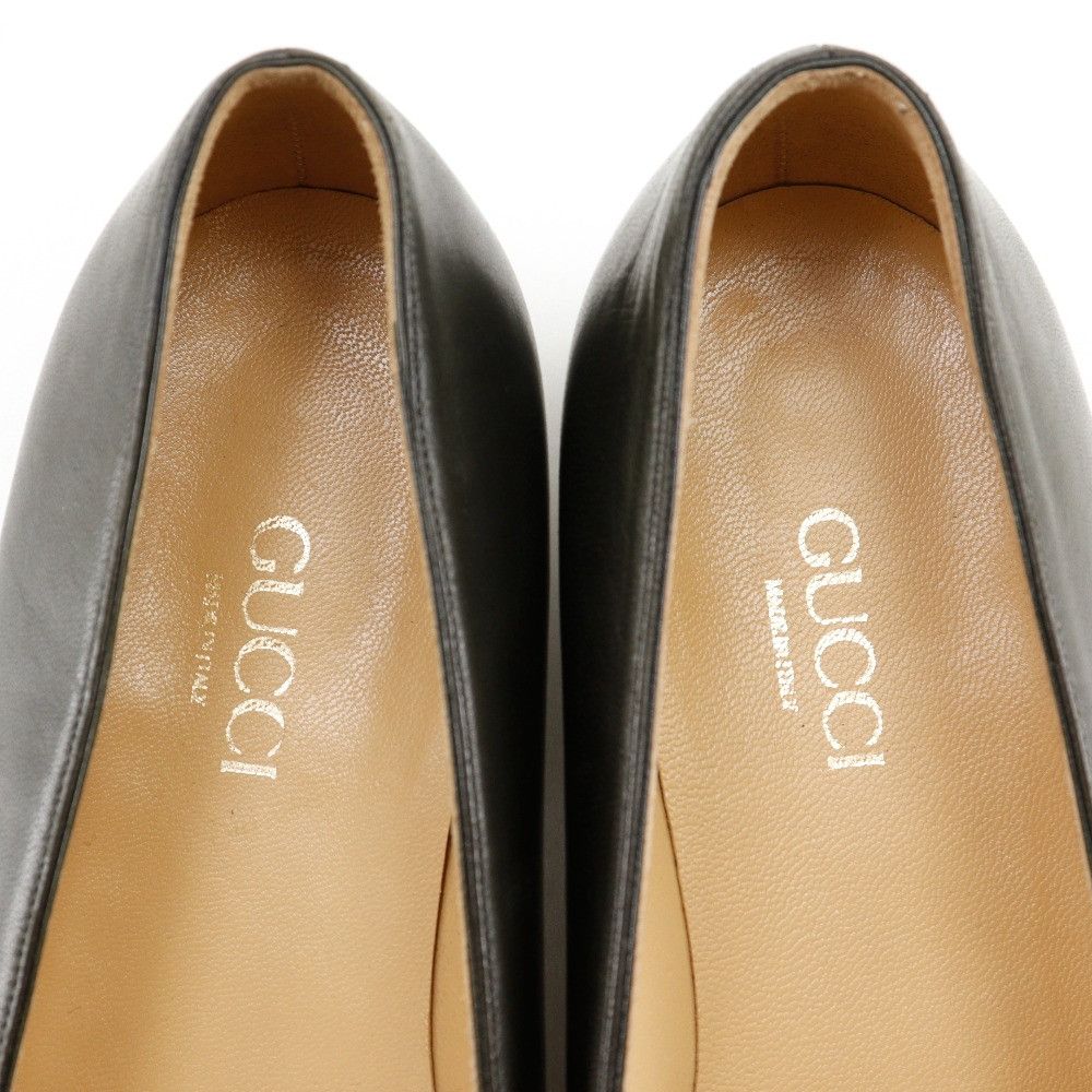 Gucci Gucci Gucci Loafer Leather Pumps Leather Shoes DUTY FREE for USA Size ONE SIZE - 5 Thumbnail
