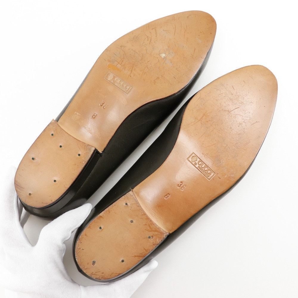 Gucci Gucci Gucci Loafer Leather Pumps Leather Shoes DUTY FREE for USA Size ONE SIZE - 6 Thumbnail