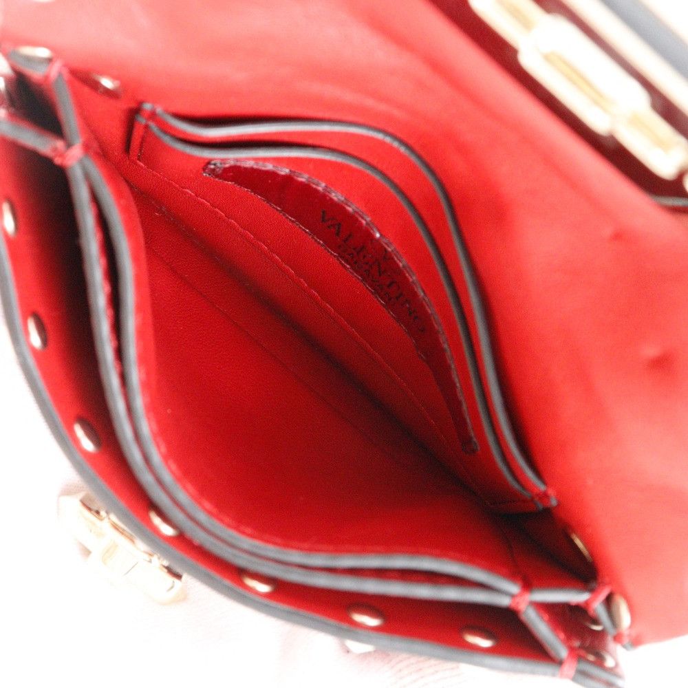 Valentino Valentino Valentino Garavani Rockstuds Leather Shoulder Bag Leather Crossbody Bag MW0BCA23NAP DUTY FREE for USA Size ONE SIZE - 5 Thumbnail