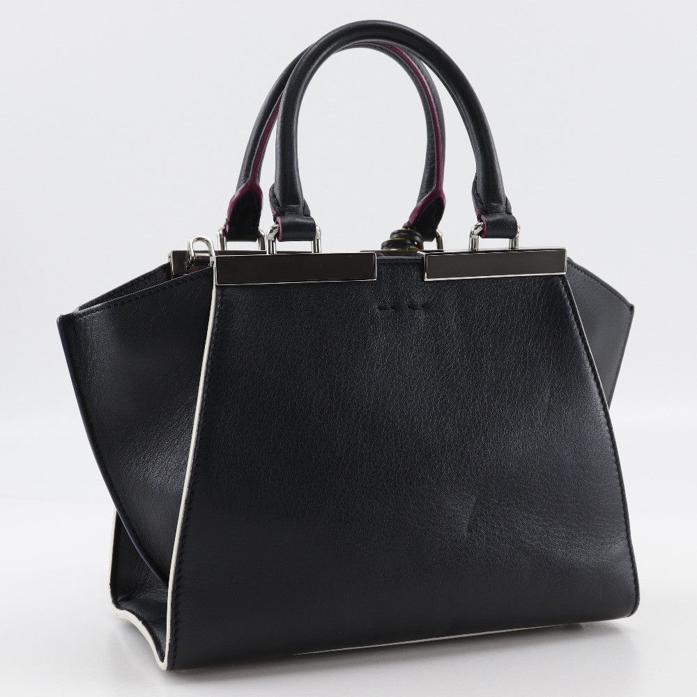 Fendi Fendi Fendi Petit 2Jours Leather 2way Bag Leather Shoulder Bag 8BH333 DUTY FREE for USA Size ONE SIZE - 3 Thumbnail