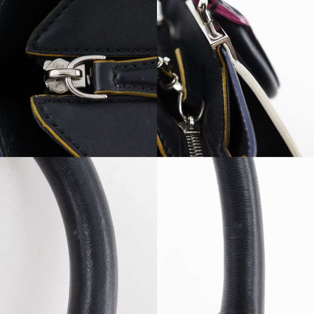 Fendi Fendi Fendi Petit 2Jours Leather 2way Bag Leather Shoulder Bag 8BH333 DUTY FREE for USA Size ONE SIZE - 13 Thumbnail