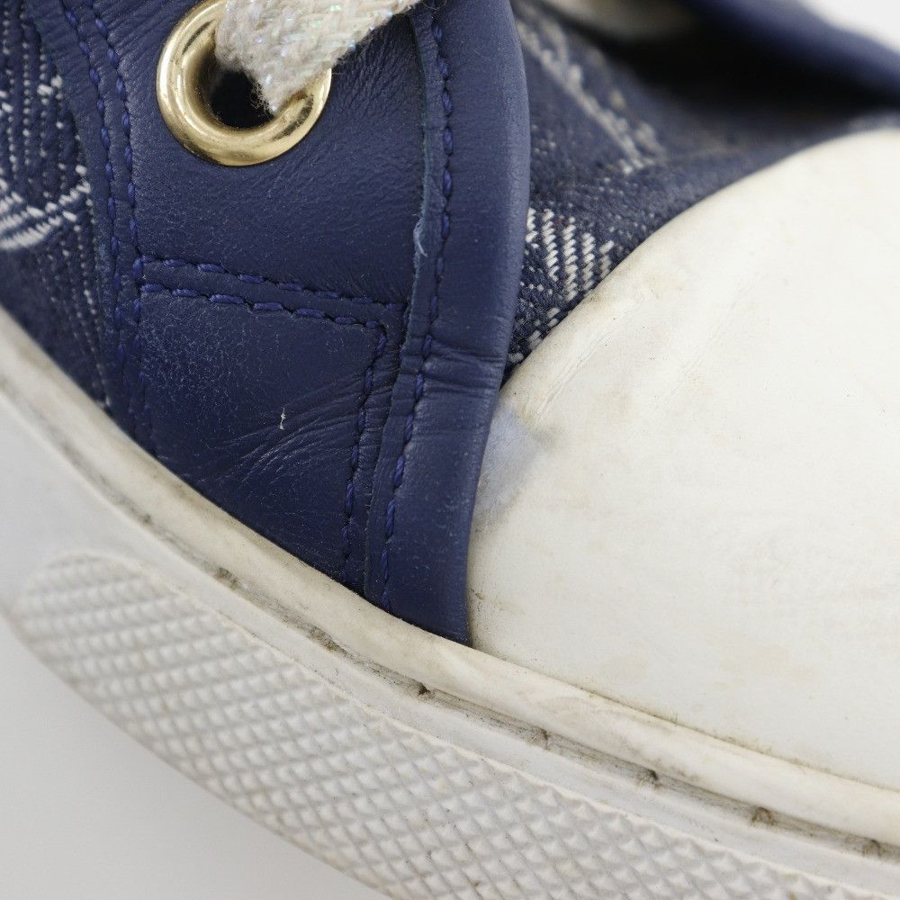 Louis Vuitton Louis Vuitton Louis Vuitton High Cut Monogram Denim Sneakers Denim Shoes DUTY FREE for USA Size ONE SIZE - 10 Thumbnail