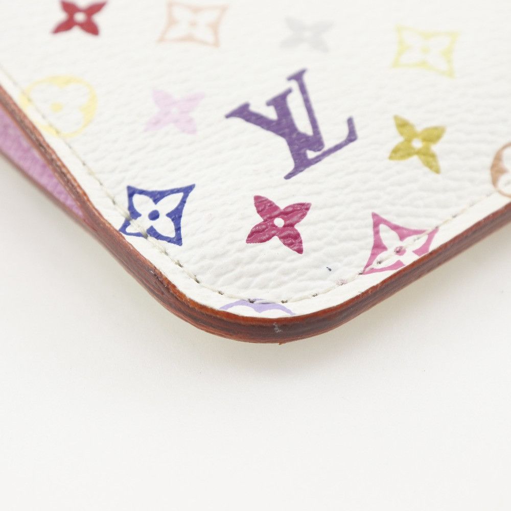 Louis Vuitton Louis Vuitton Louis Vuitton Pochette Cle Monogram Multicolore Coin Case Canvas Coin Case M93734 DUTY FREE for USA Size ONE SIZE - 4 Thumbnail