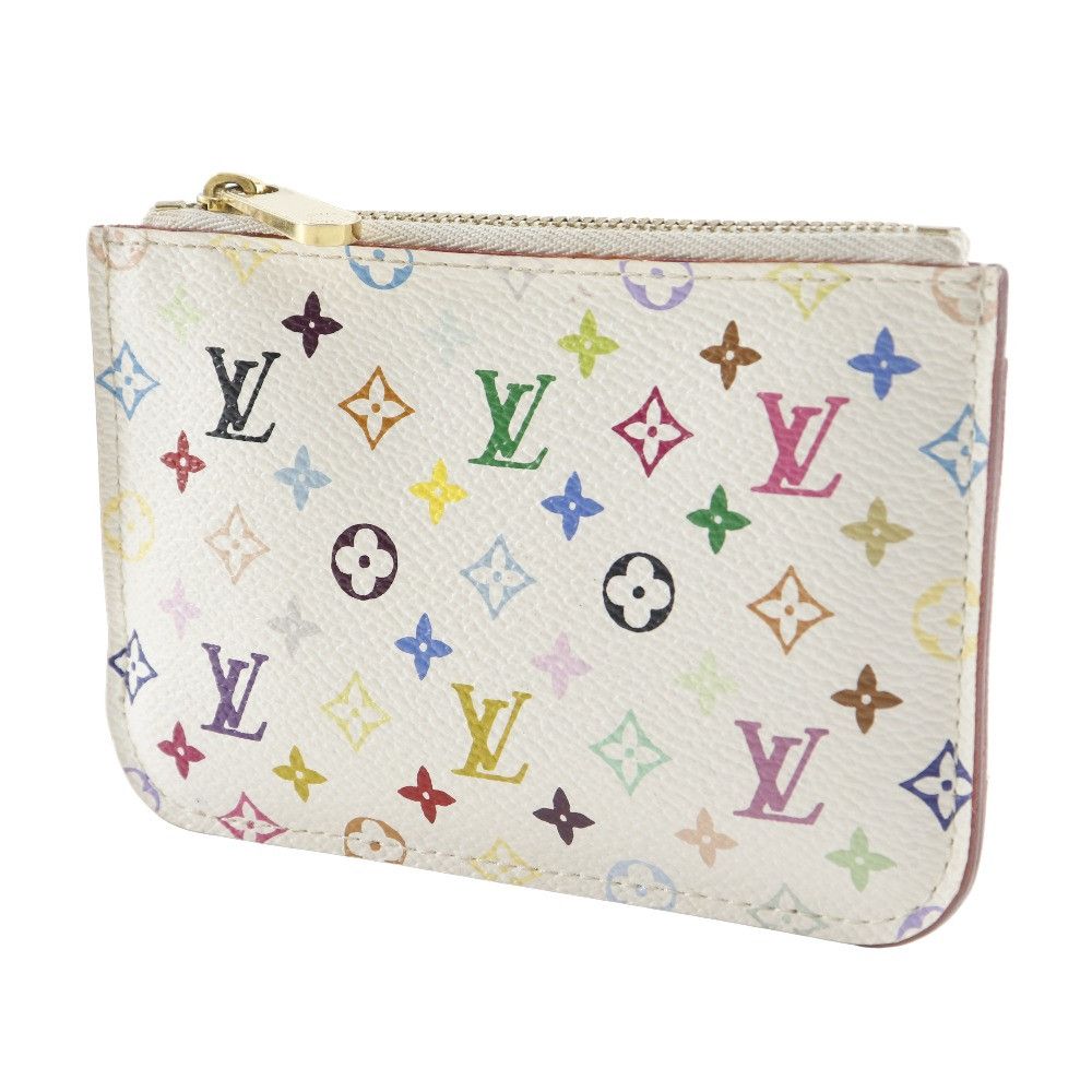 Louis Vuitton Louis Vuitton Louis Vuitton Pochette Cle Monogram Multicolore Coin Case Canvas Coin Case M93734 DUTY FREE for USA Size ONE SIZE - 2 Thumbnail