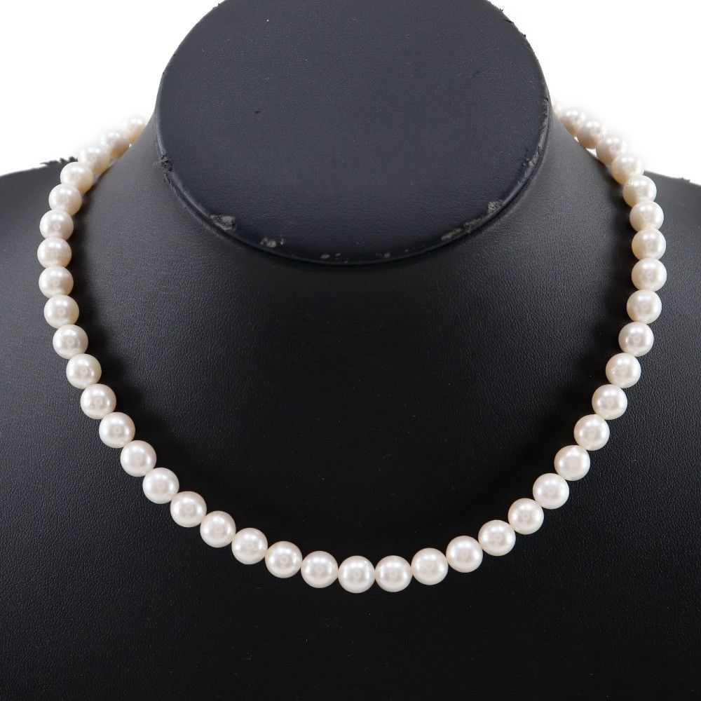 Other Other Pearl Silver Necklace Metal Necklace DUTY FREE for USA Size ONE SIZE - 2 Thumbnail
