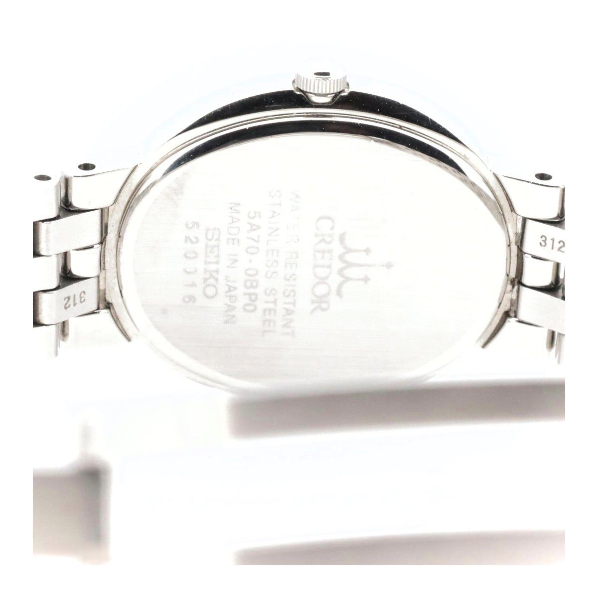 Seiko Seiko Seiko Credor Signo Stainless Steel Metal Quartz 5A70-0BP0 DUTY FREE for USA Size ONE SIZE - 6 Thumbnail