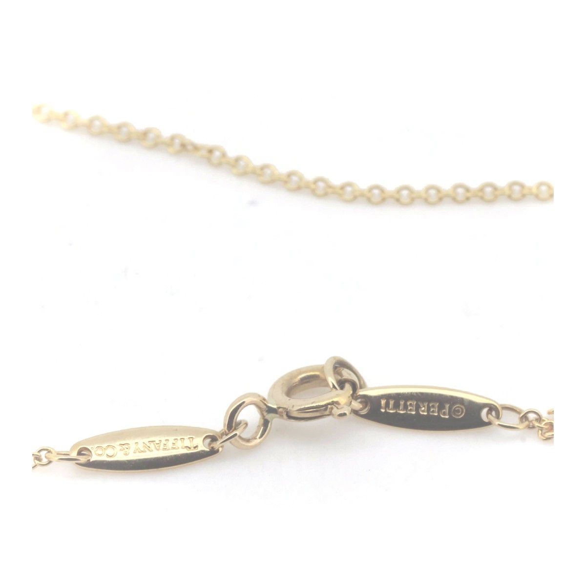 Tiffany & Co. Tiffany & Co. Tiffany & Co. 18K Yellow Gold Diamond by the Yard Necklace Crocodile skin Necklace DUTY FREE for USA Size ONE SIZE - 3 Thumbnail
